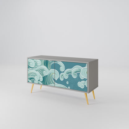ASIAN SWAY Compact 2-Door TV Cabinet