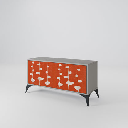 COURAGE MOLD Compact 2-Door TV Cabinet