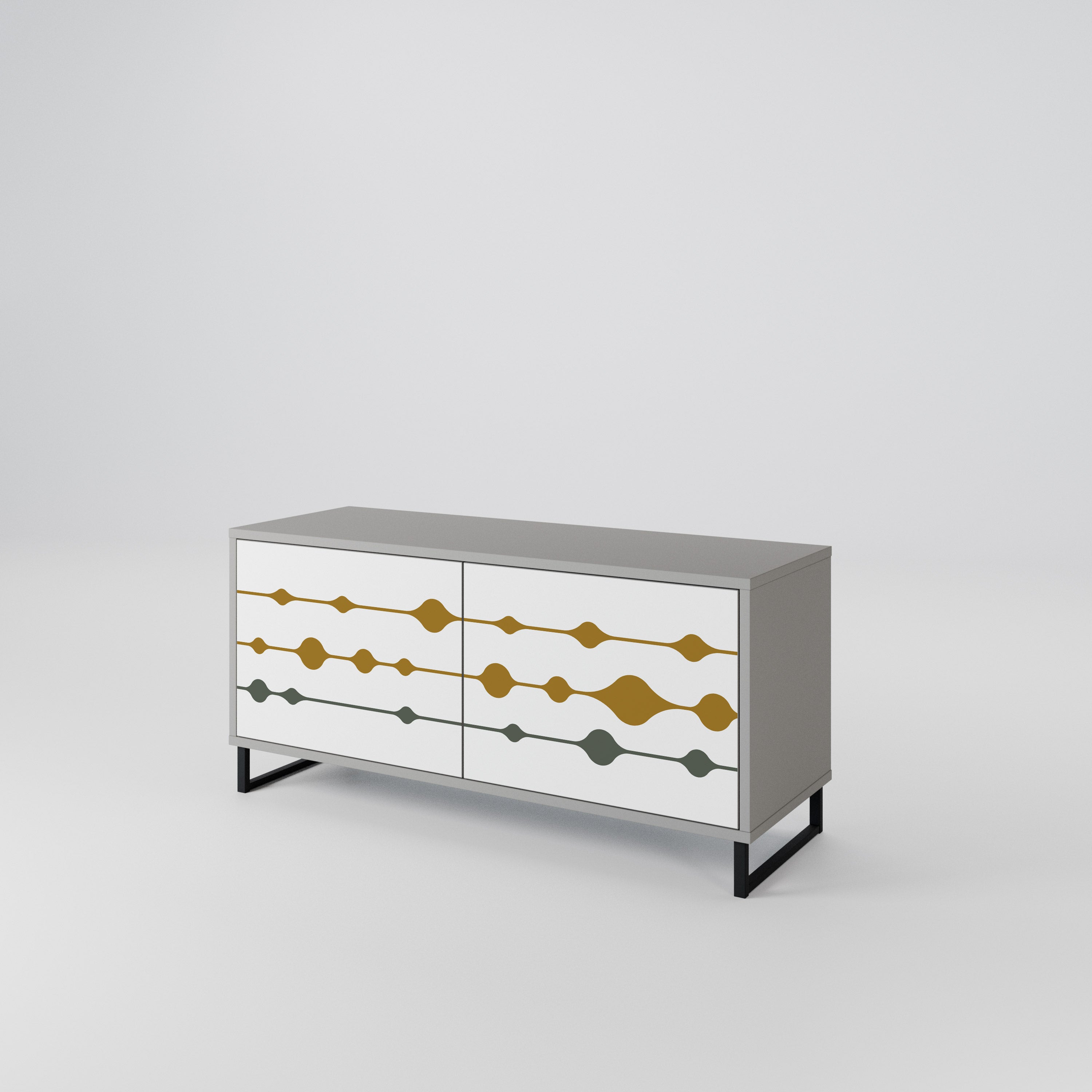 VIVID TONE Compact 2-Door TV Cabinet