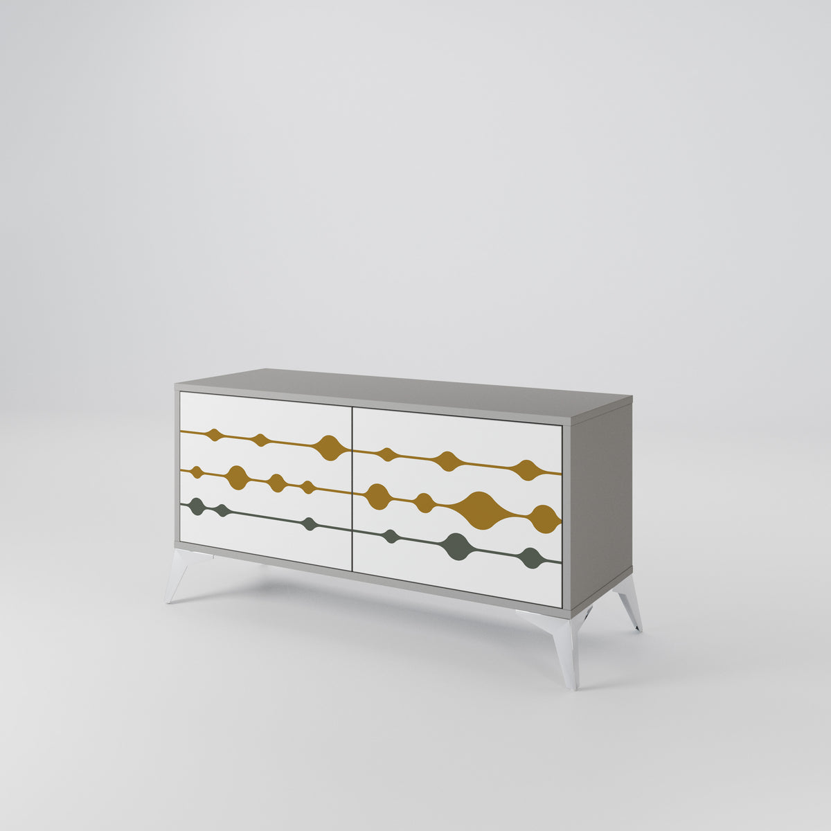 VIVID TONE Compact 2-Door TV Cabinet