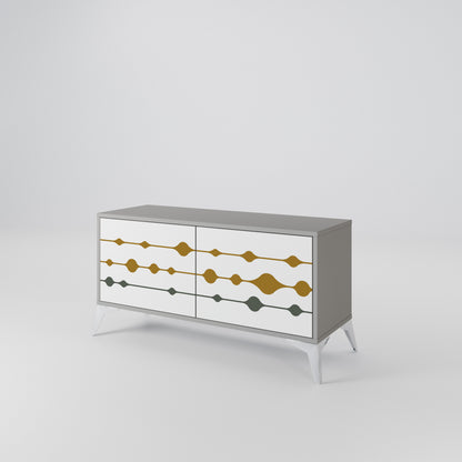 VIVID TONE Compact 2-Door TV Cabinet