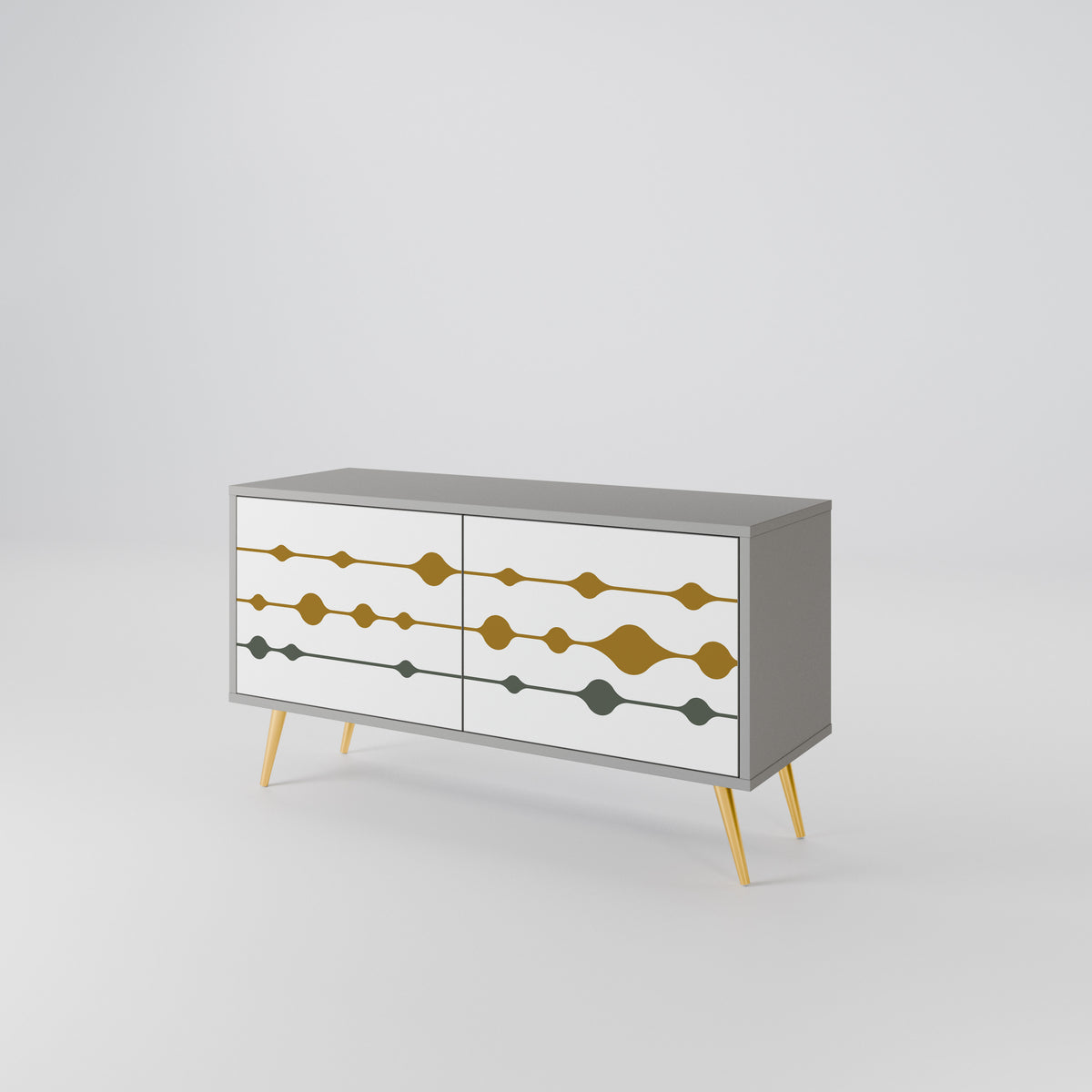 VIVID TONE Compact 2-Door TV Cabinet