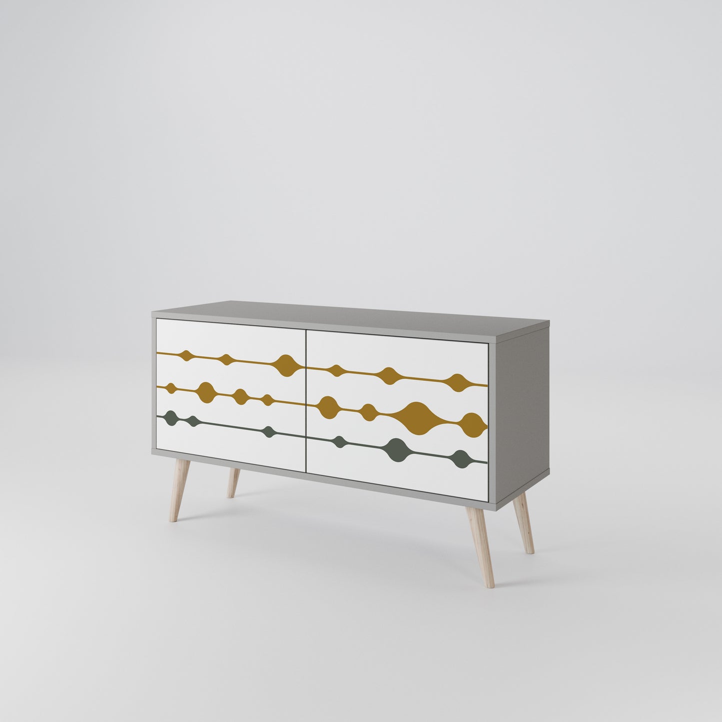 VIVID TONE Compact 2-Door TV Cabinet