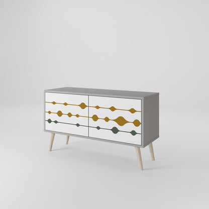 VIVID TONE Compact 2-Door TV Cabinet