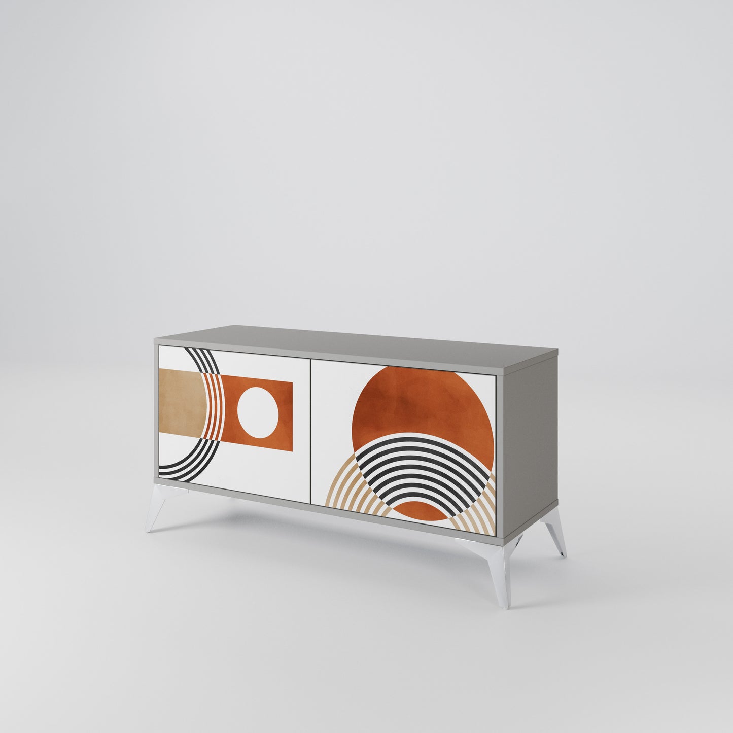 CIRCLE RHYTM Compact 2-Door TV Cabinet