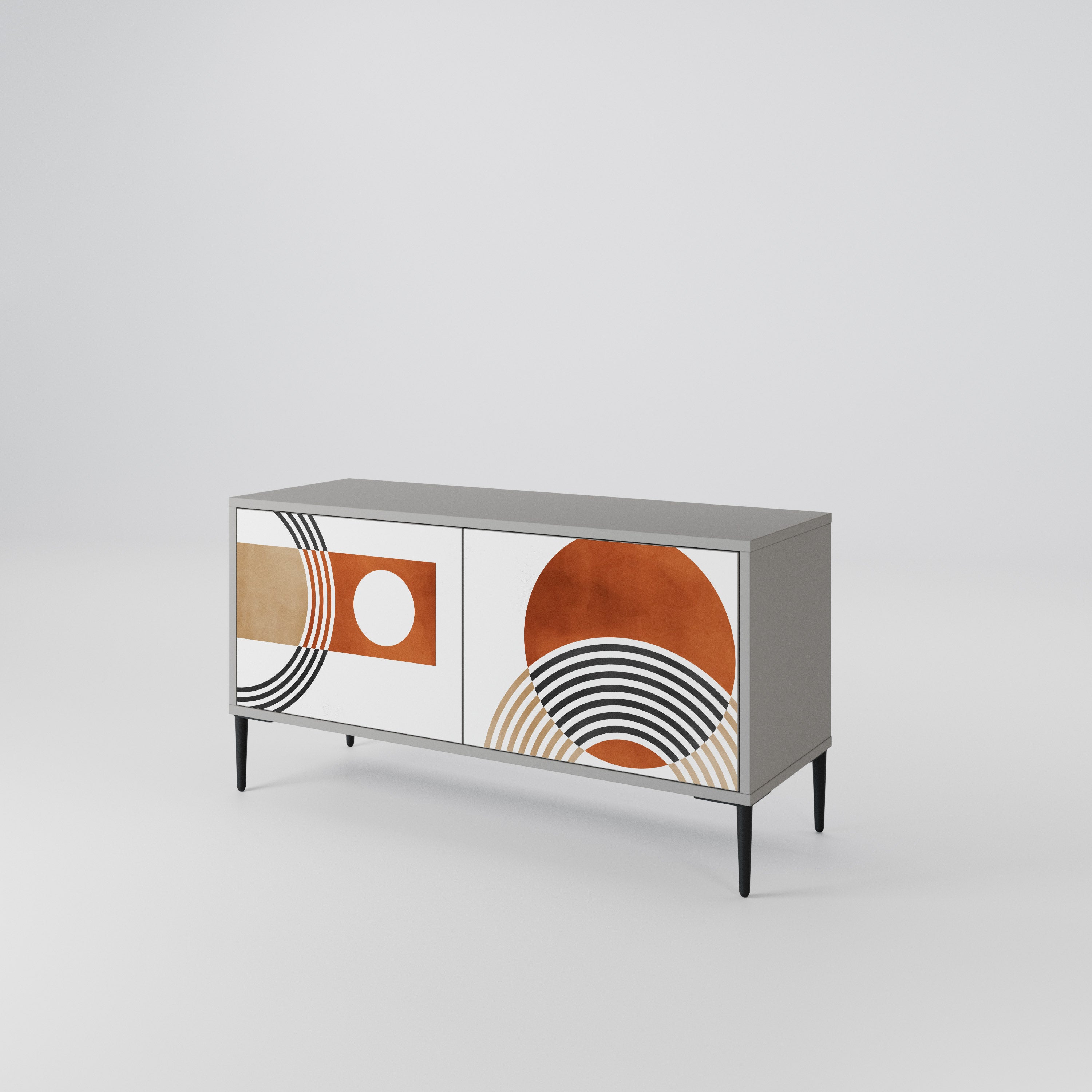 CIRCLE RHYTM Compact 2-Door TV Cabinet