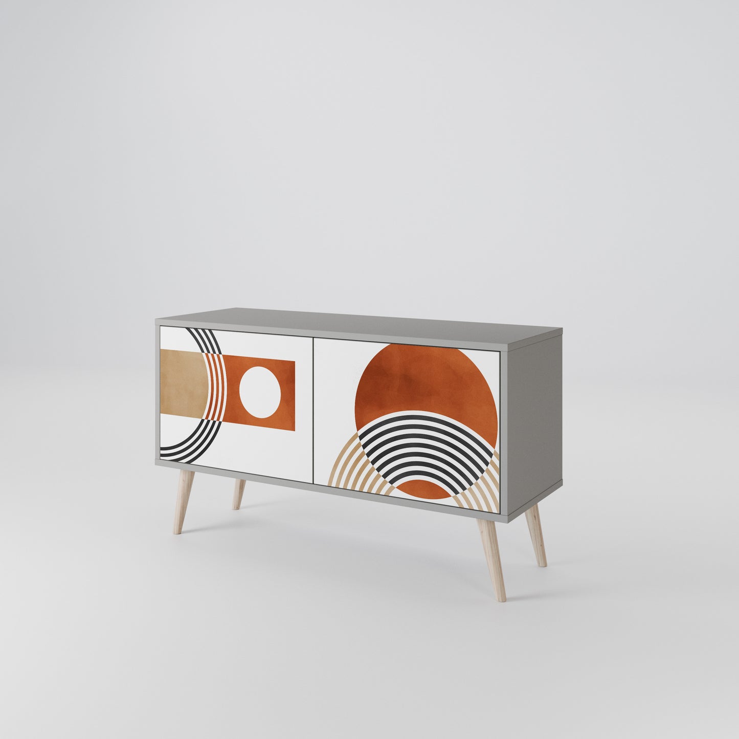 CIRCLE RHYTM Compact 2-Door TV Cabinet