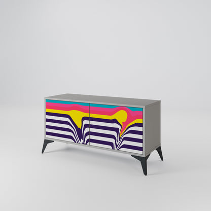 TONE COLLAPSE Compact 2-Door TV Cabinet