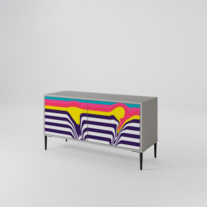 TONE COLLAPSE Compact 2-Door TV Cabinet
