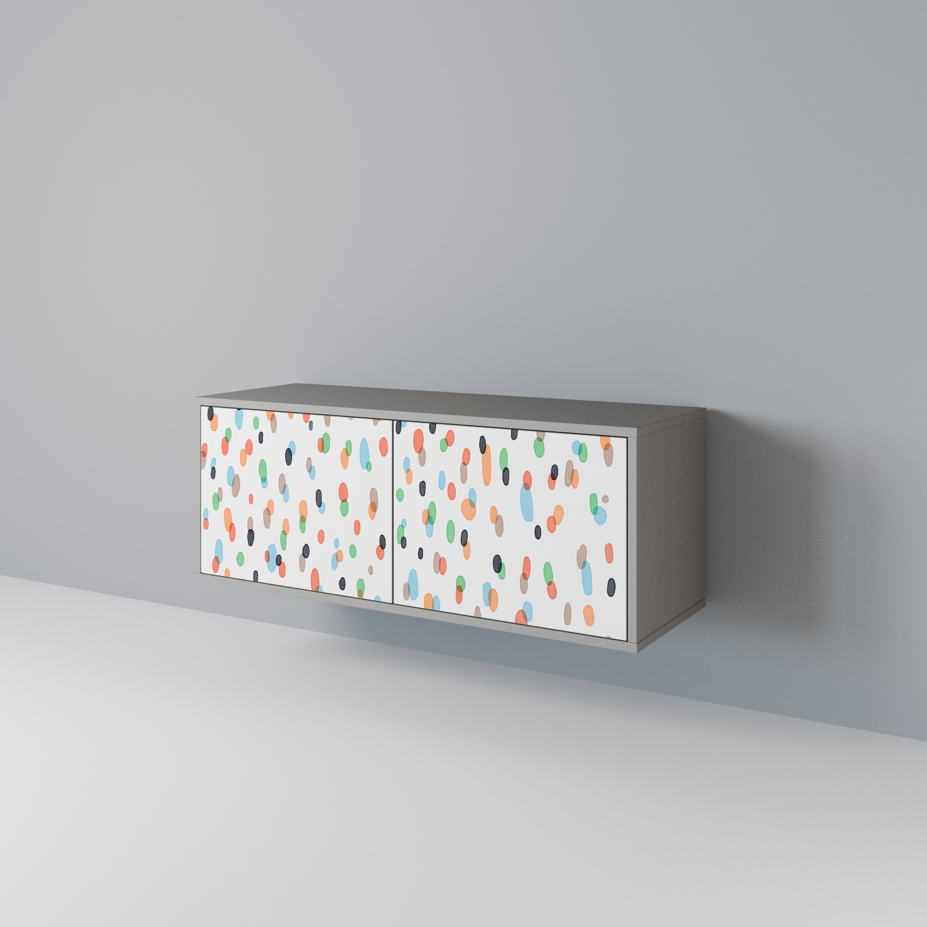 ENERGETIC SPOTS Compact 2-Door TV Cabinet