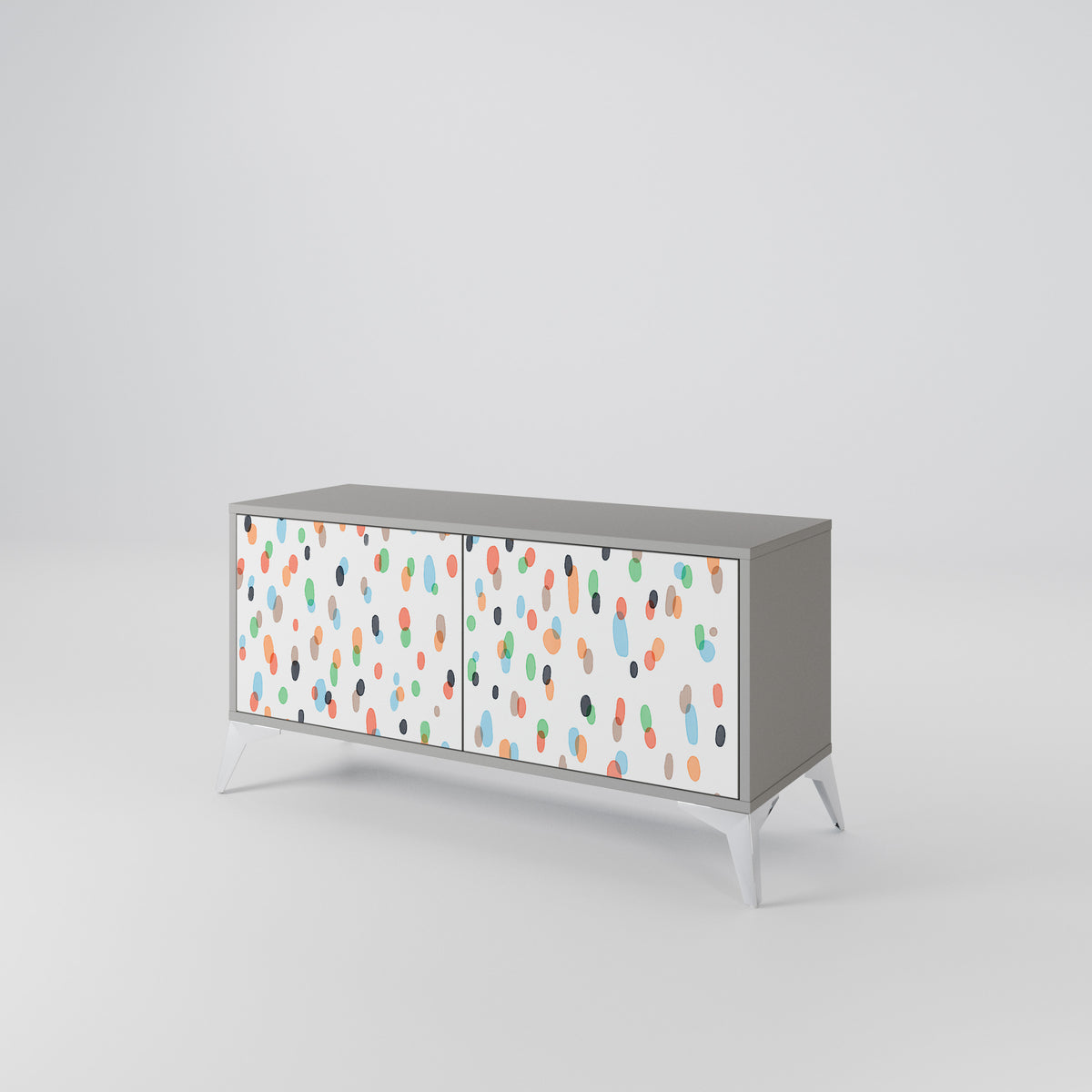 ENERGETIC SPOTS Compact 2-Door TV Cabinet