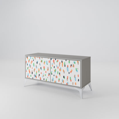 ENERGETIC SPOTS Compact 2-Door TV Cabinet