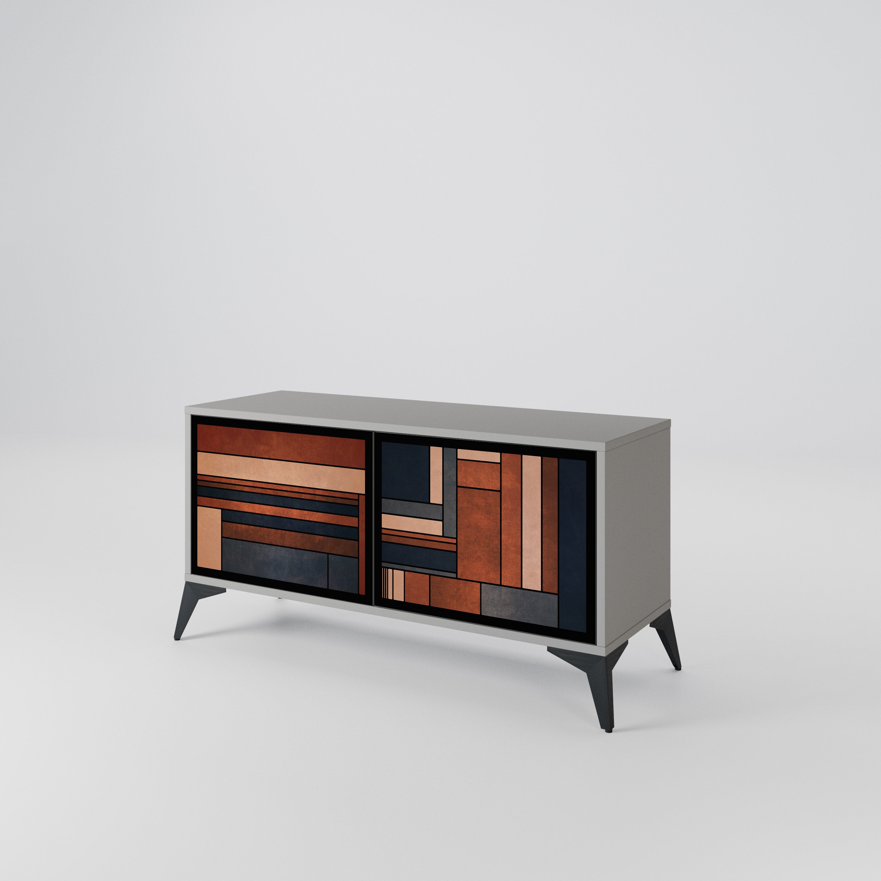 INTREPID FORMATION Compact 2-Door TV Cabinet
