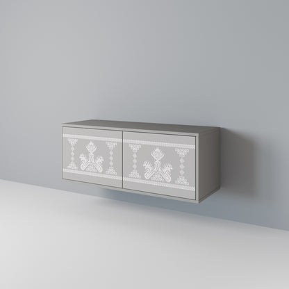 THAI GRAY Compact 2-Door TV Cabinet