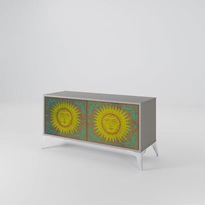SUNSHINE EULOGY Compact 2-Door TV Cabinet