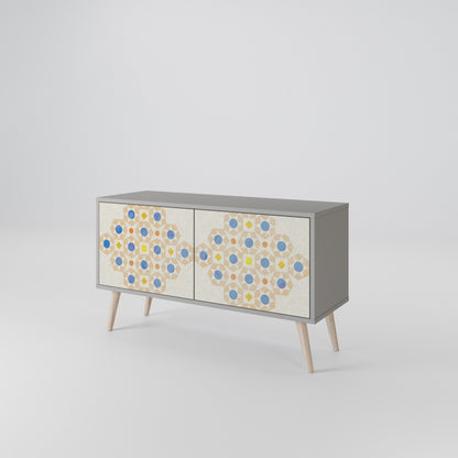 PATTERNED PRISM Compact 2-Door TV Cabinet