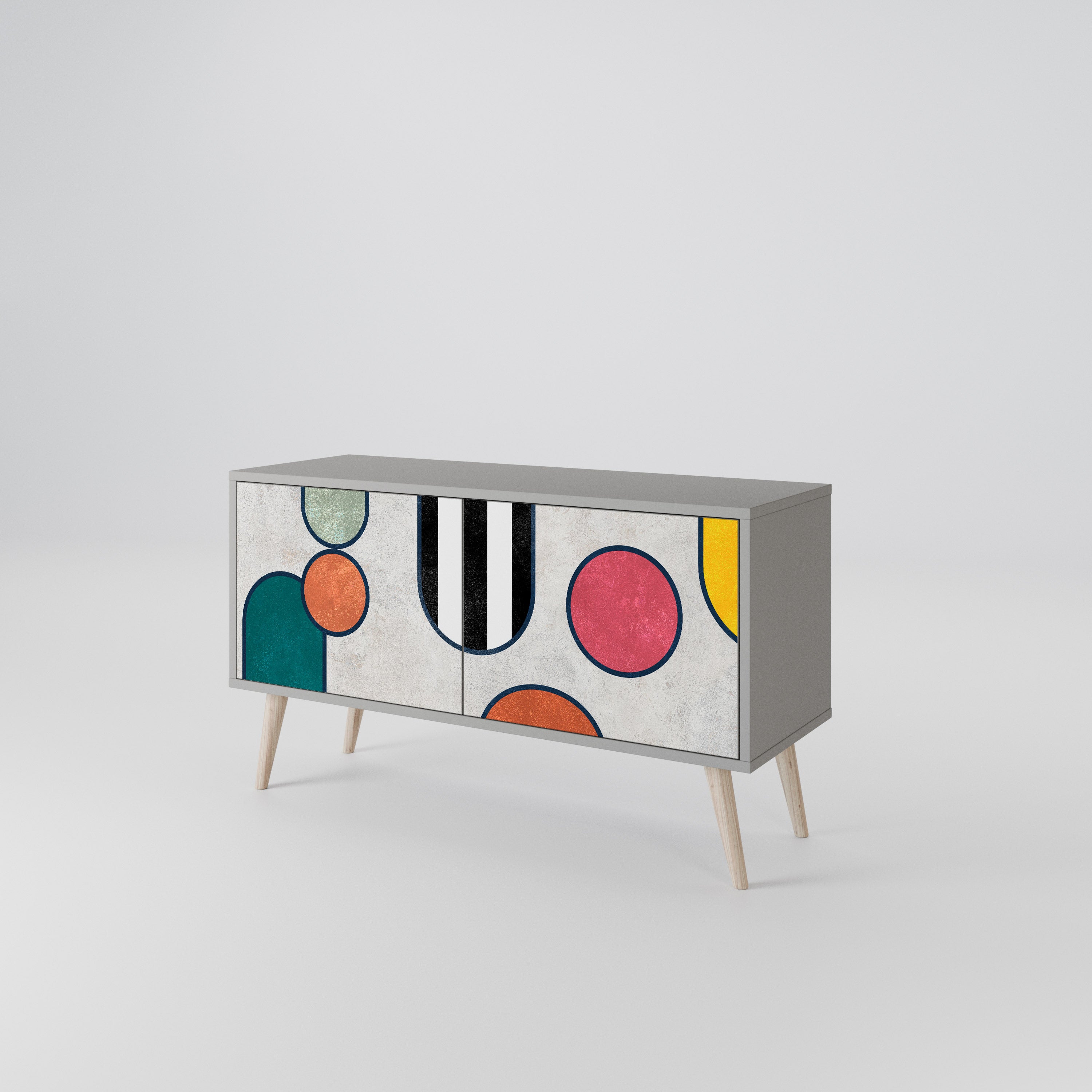 COOL STORY Compact 2-Door TV Cabinet