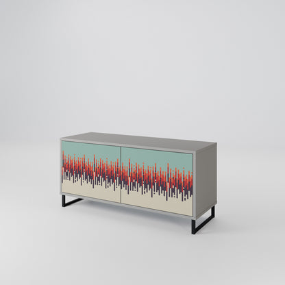 CHROMA CONTOURS Compact 2-Door TV Cabinet