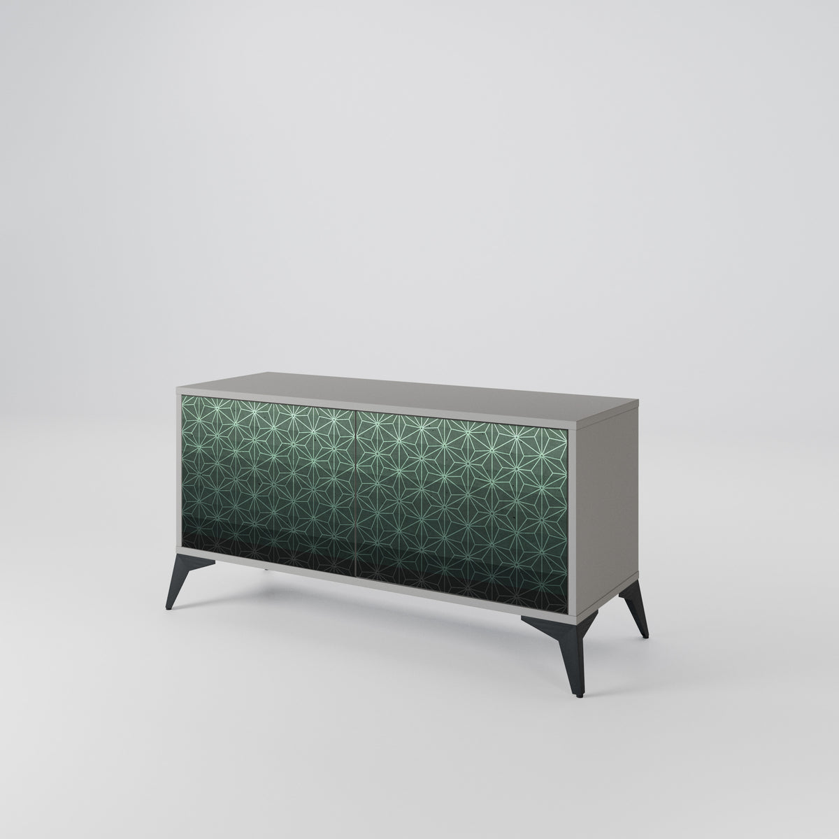 ORNAMENTAL GLIMMER Compact 2-Door TV Cabinet