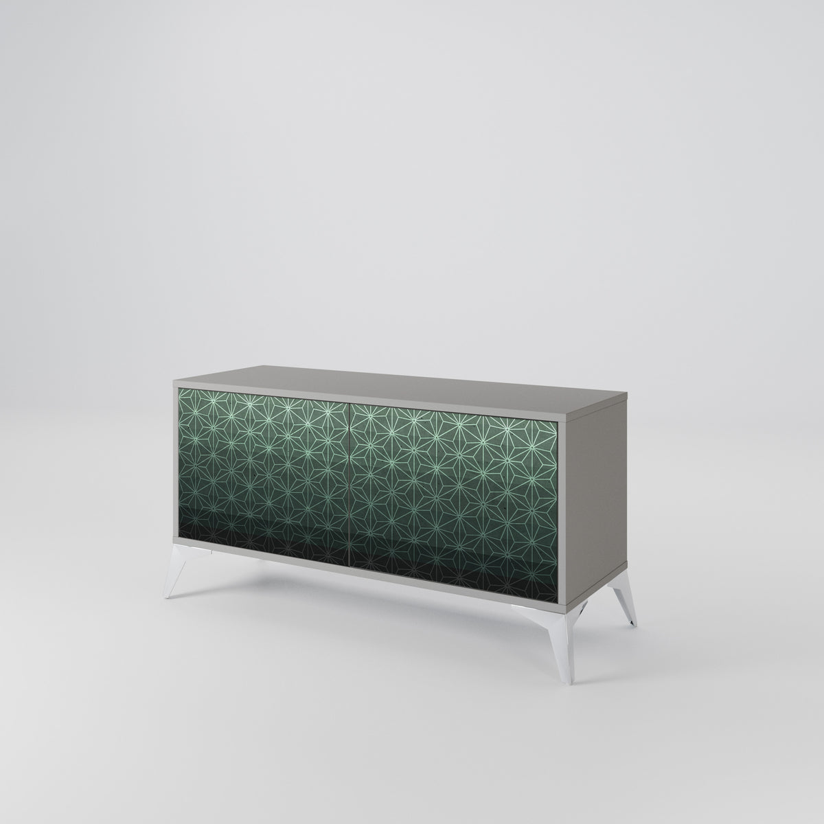ORNAMENTAL GLIMMER Compact 2-Door TV Cabinet