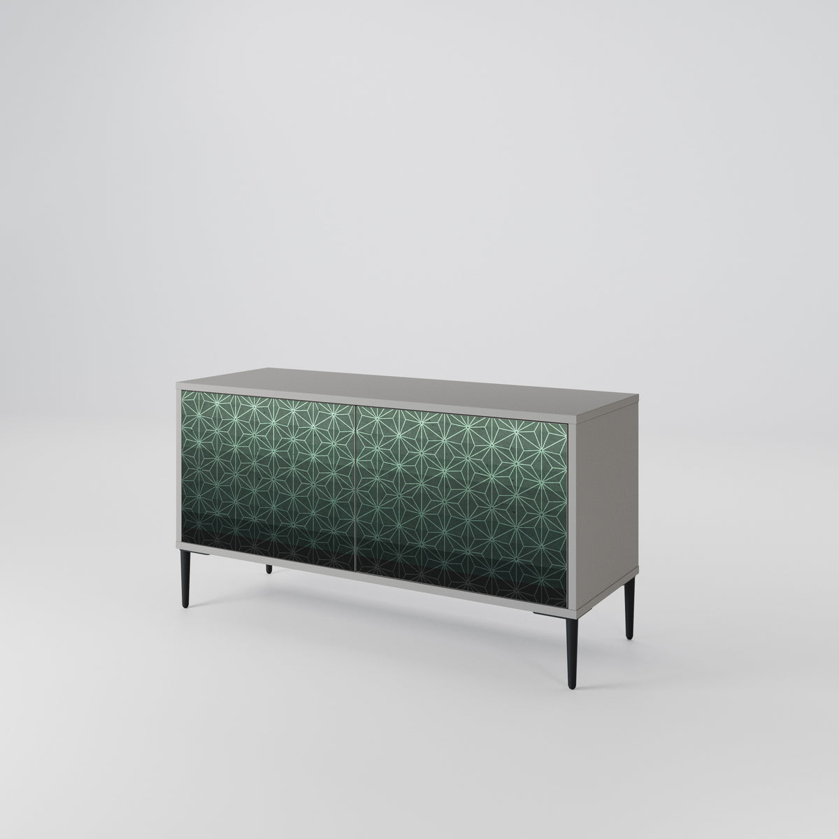 ORNAMENTAL GLIMMER Compact 2-Door TV Cabinet