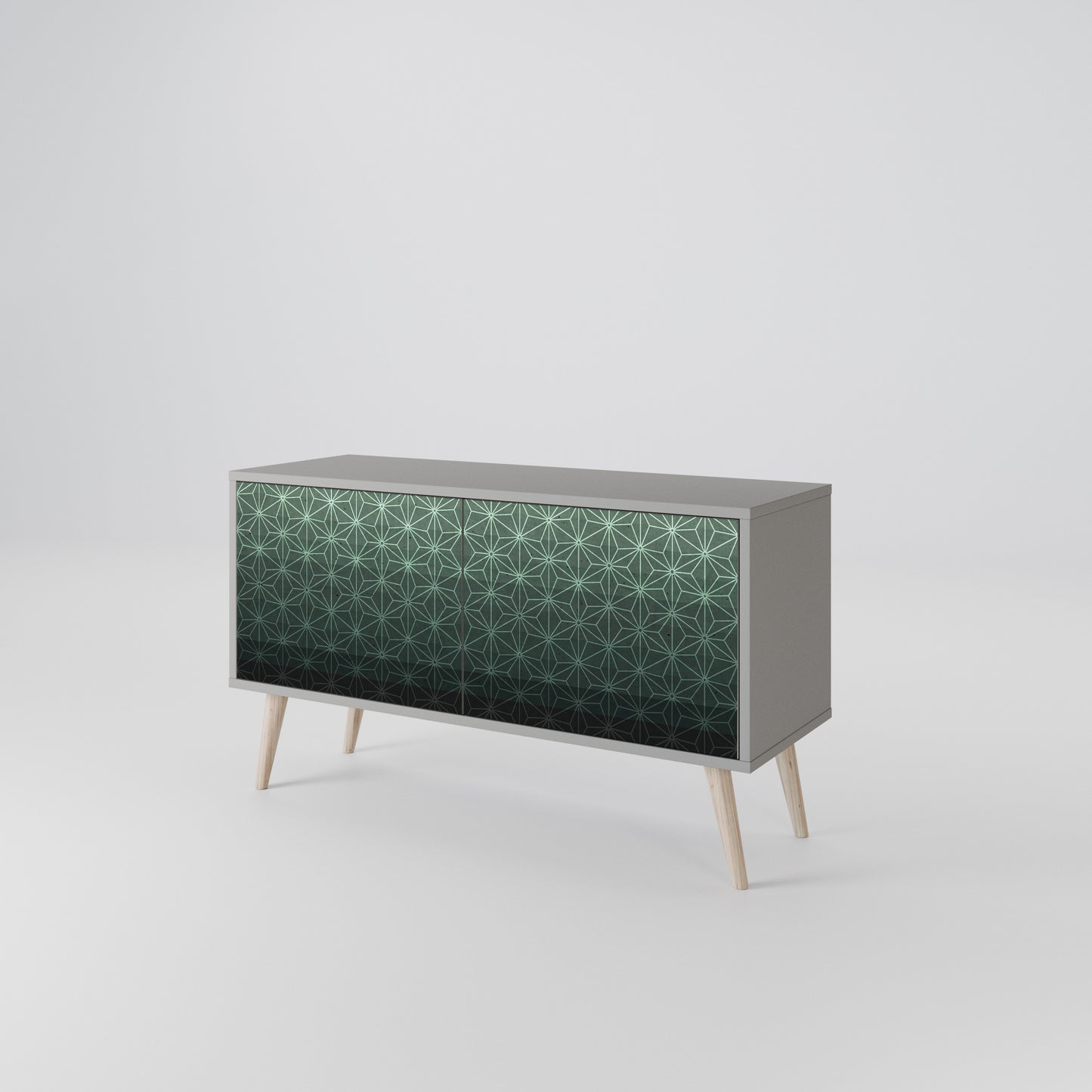 ORNAMENTAL GLIMMER Compact 2-Door TV Cabinet