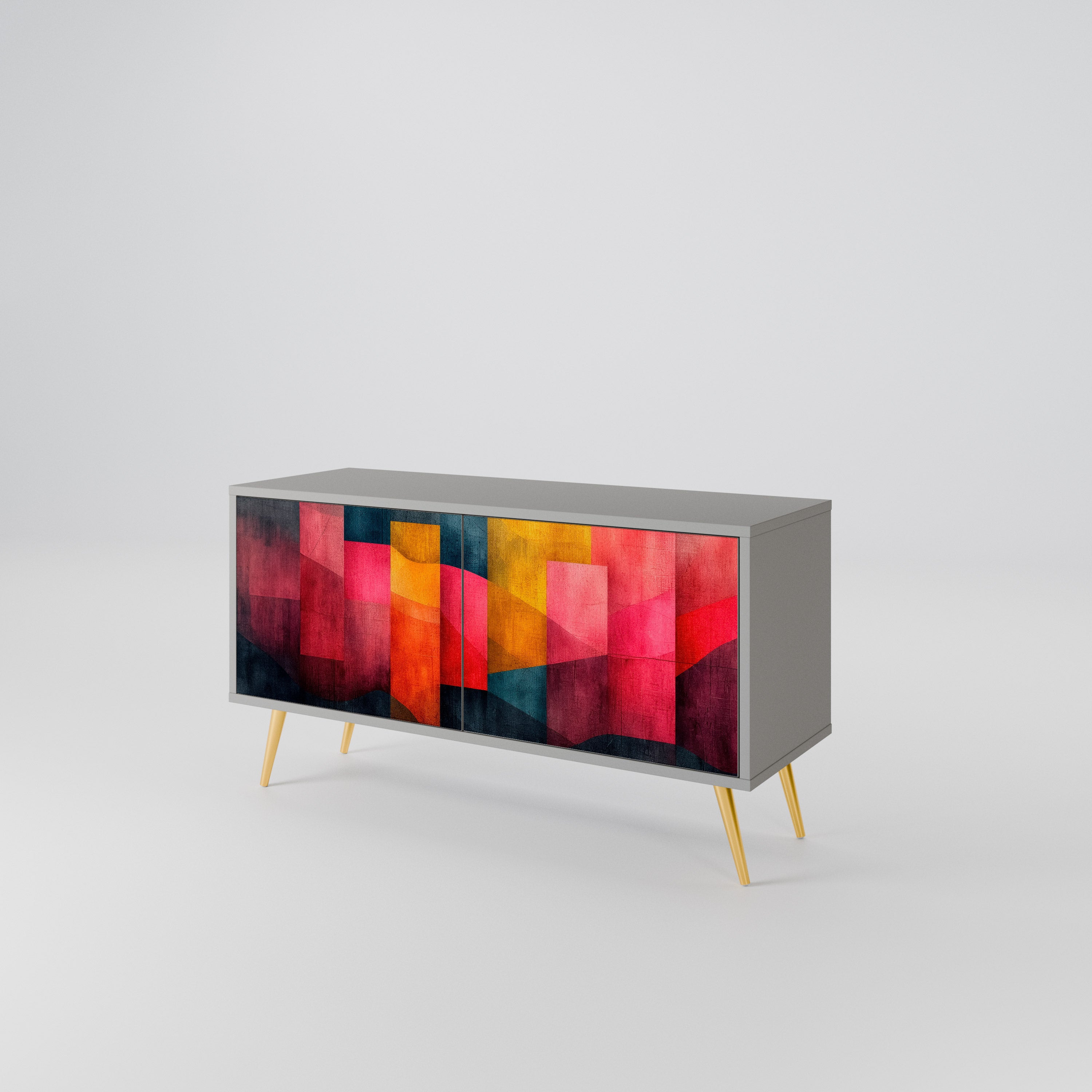 COLORFUL SOUNDS Compact 2-Door TV Cabinet