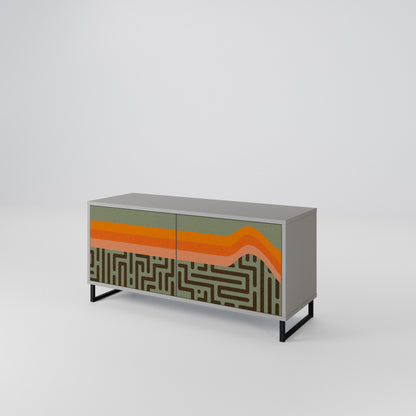 SIMPLE SOLUTIONS Compact 2-Door TV Cabinet