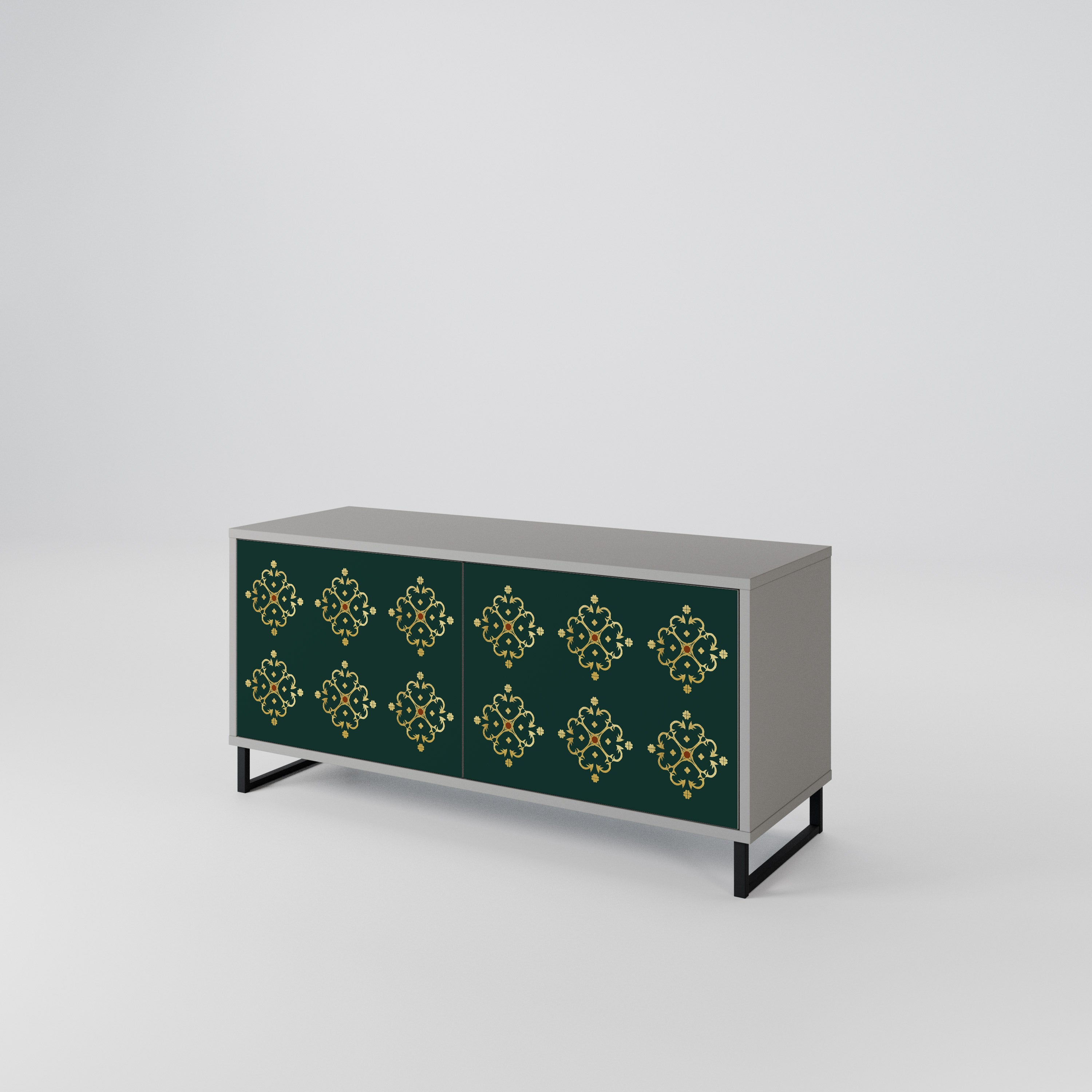 ROYAL MEDALLION Compact 2-Door TV Cabinet