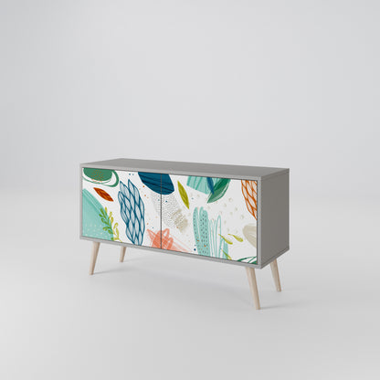 BOTANICAL HURRICANE Compact 2-Door TV Cabinet
