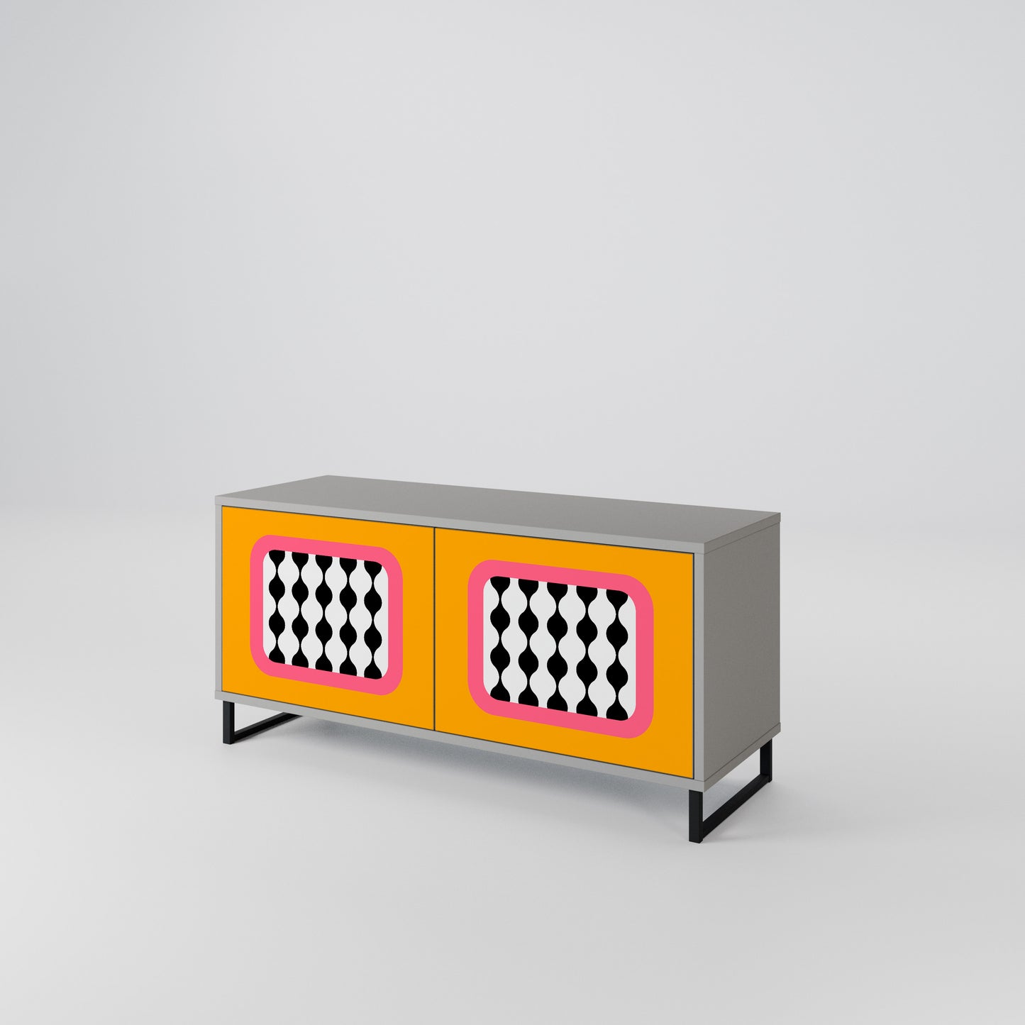 TEARS IN HEAVEN Compact 2-Door TV Cabinet
