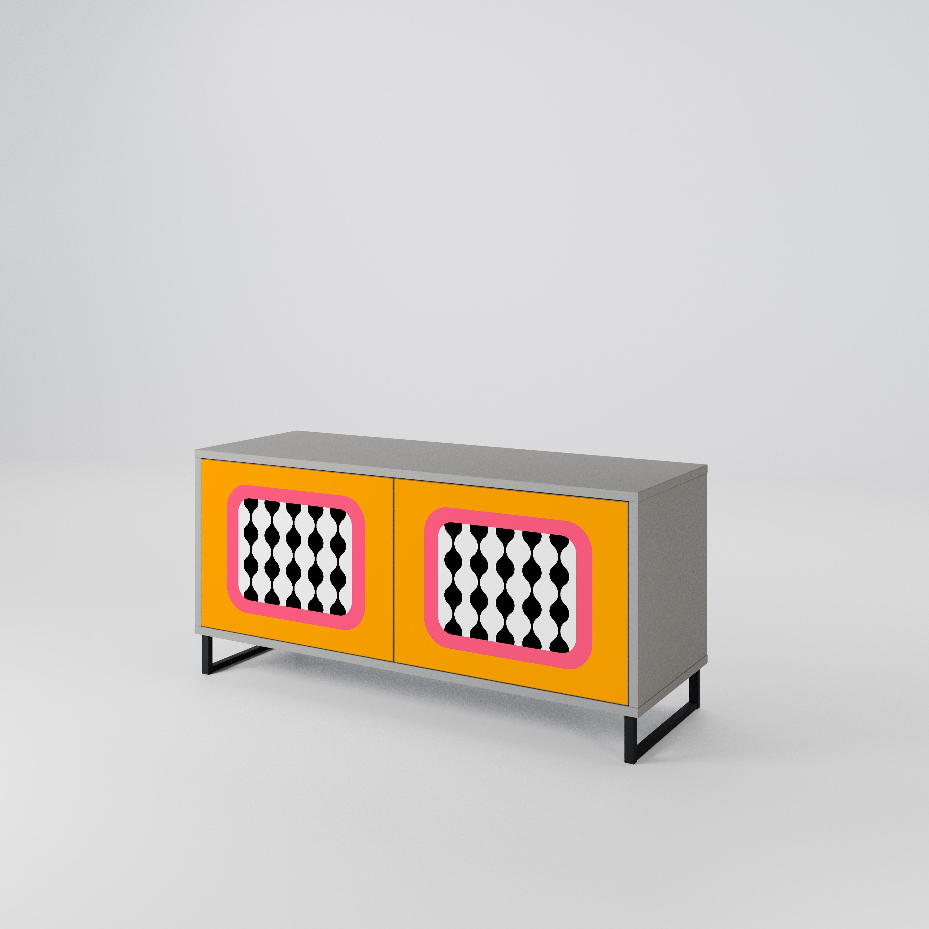 TEARS IN HEAVEN Compact 2-Door TV Cabinet