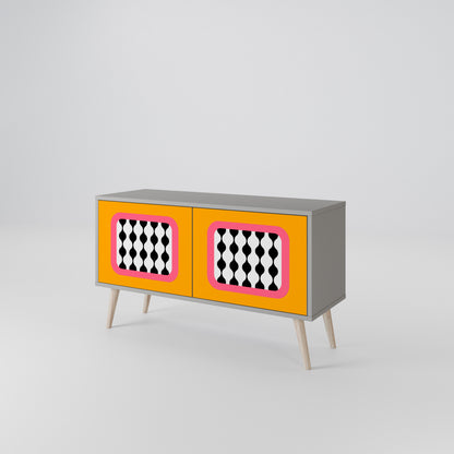 TEARS IN HEAVEN Compact 2-Door TV Cabinet