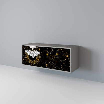 STELLAR CONSTELLATIONS Compact 2-Door TV Cabinet