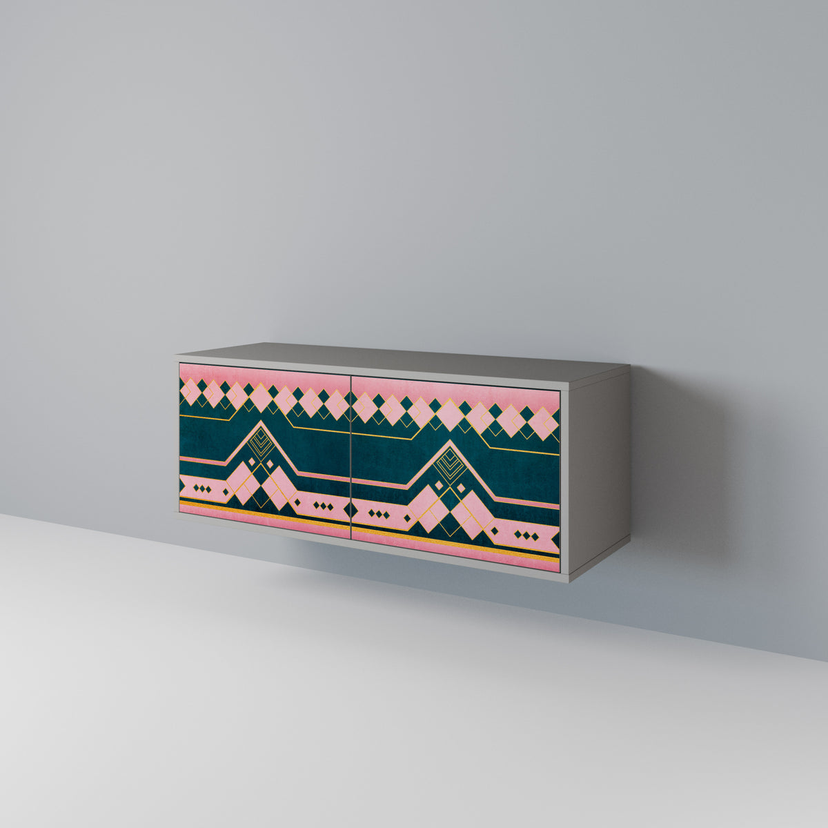 ROYAL COMPOSITION Compact 2-Door TV Cabinet