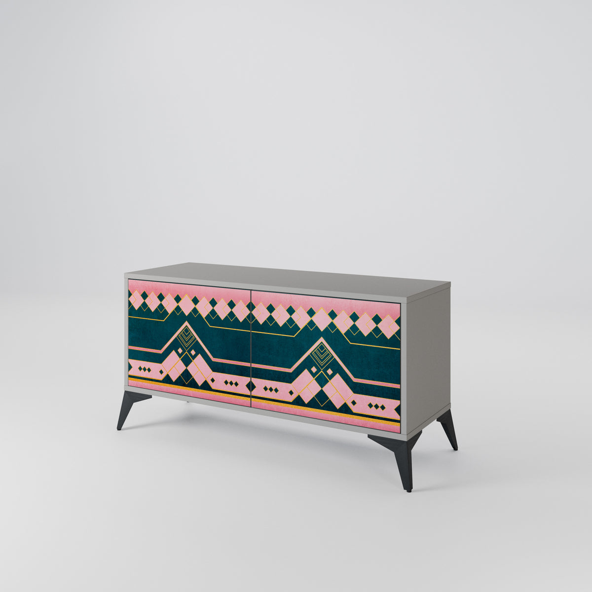 ROYAL COMPOSITION Compact 2-Door TV Cabinet