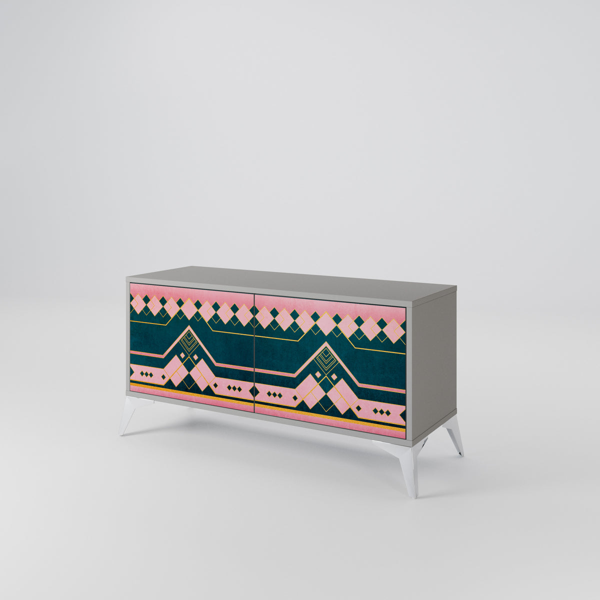 ROYAL COMPOSITION Compact 2-Door TV Cabinet