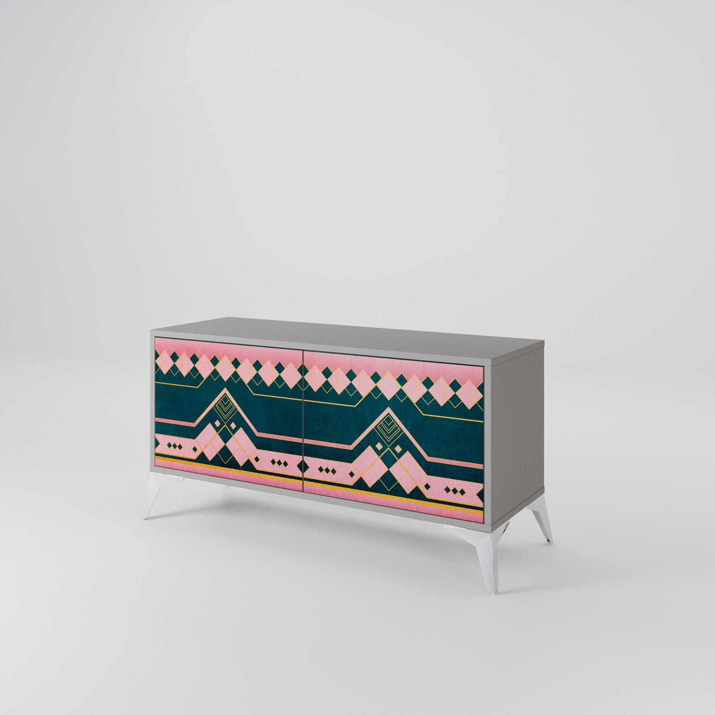 ROYAL COMPOSITION Compact 2-Door TV Cabinet