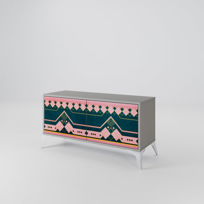 ROYAL COMPOSITION Compact 2-Door TV Cabinet