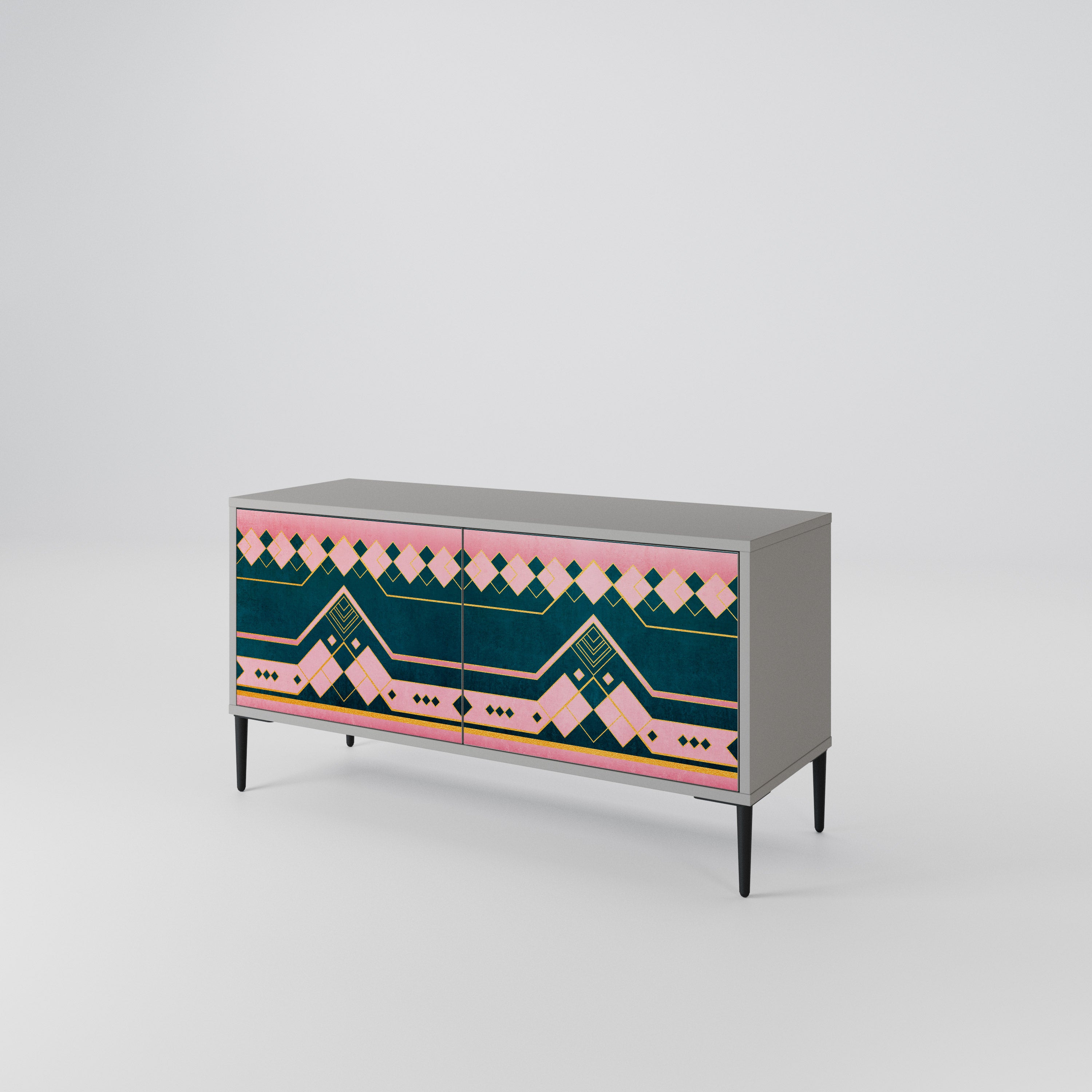 ROYAL COMPOSITION Compact 2-Door TV Cabinet