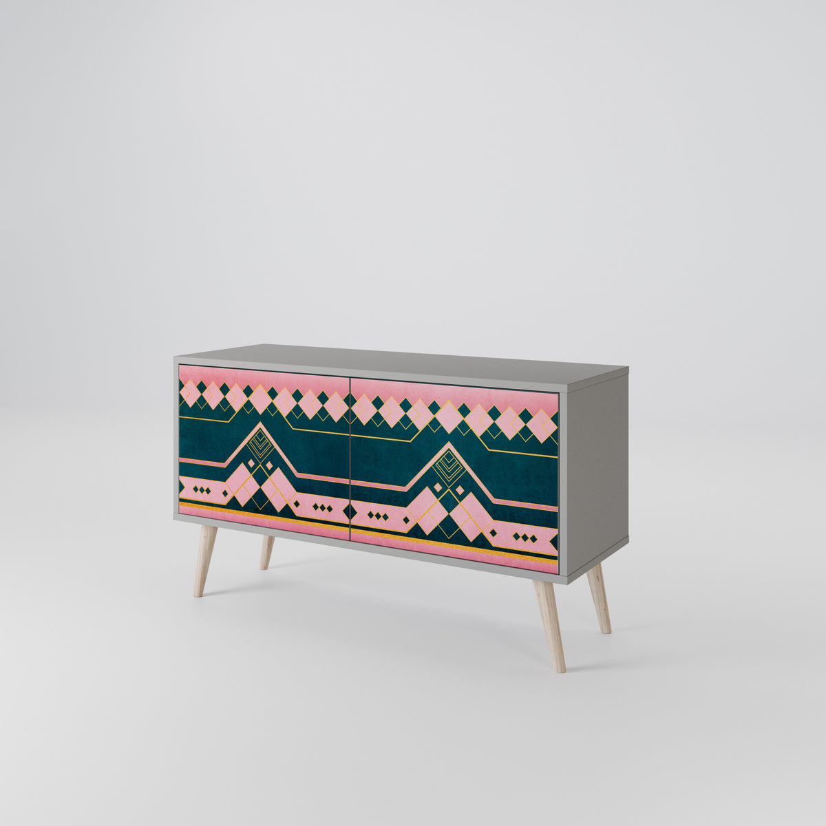 ROYAL COMPOSITION Compact 2-Door TV Cabinet