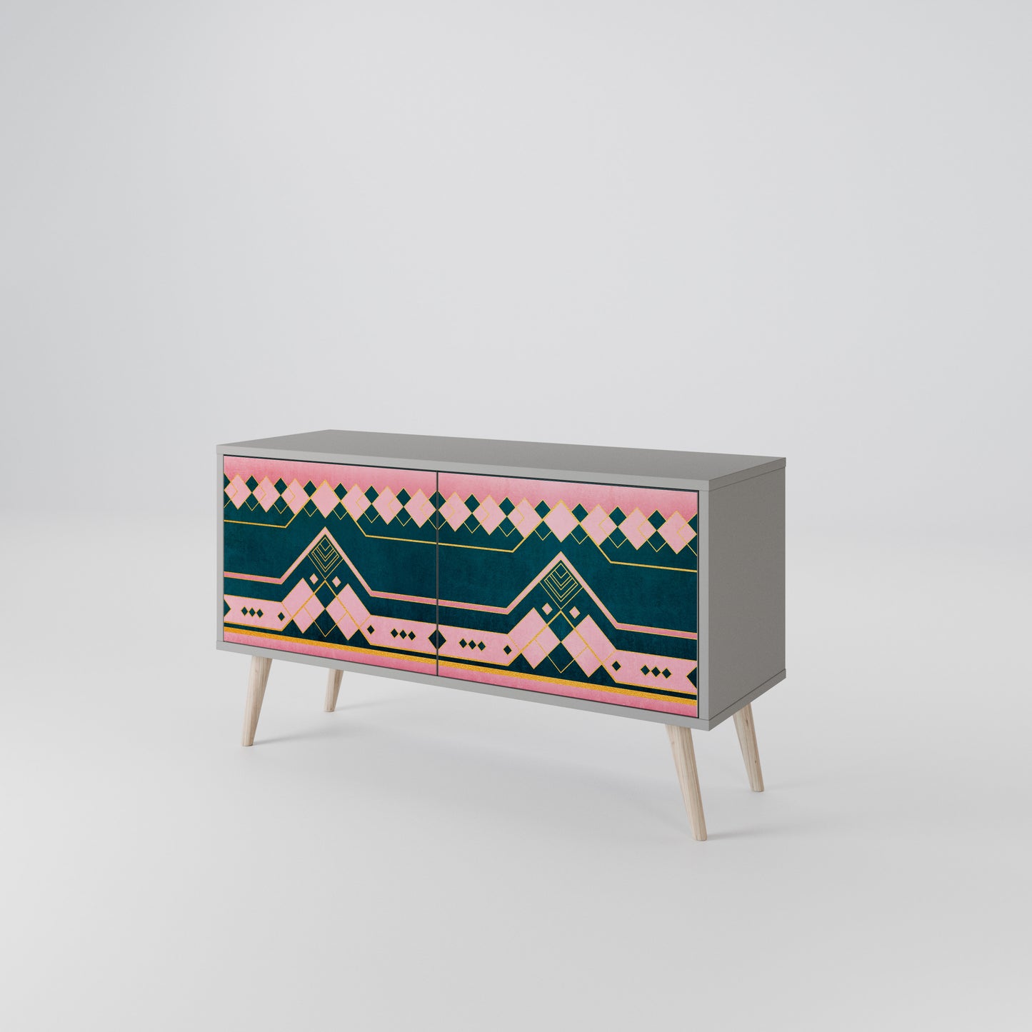 ROYAL COMPOSITION Compact 2-Door TV Cabinet