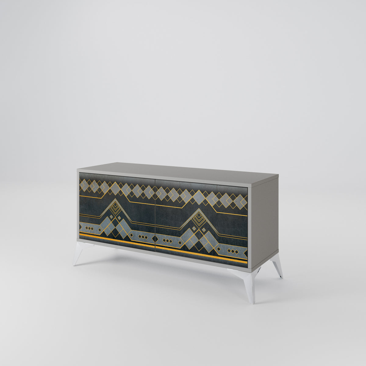 ROYAL ORDINARINESS Compact 2-Door TV Cabinet