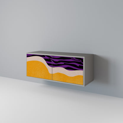 INDEPENDENT BORDER Compact 2-Door TV Cabinet