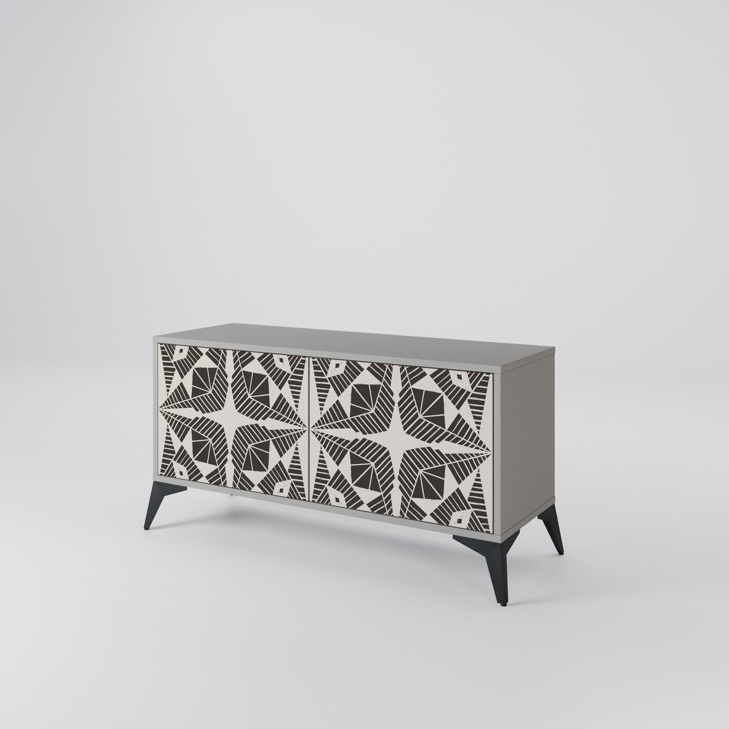 MONOCHROME NEXUS Compact 2-Door TV Cabinet