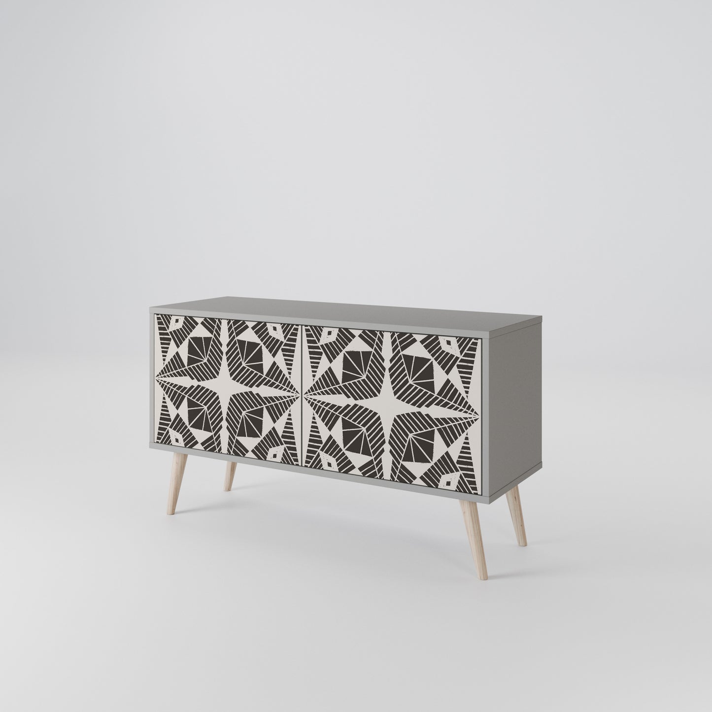 MONOCHROME NEXUS Compact 2-Door TV Cabinet
