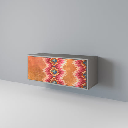INDIAN FOLK Compact 2-Door TV Cabinet