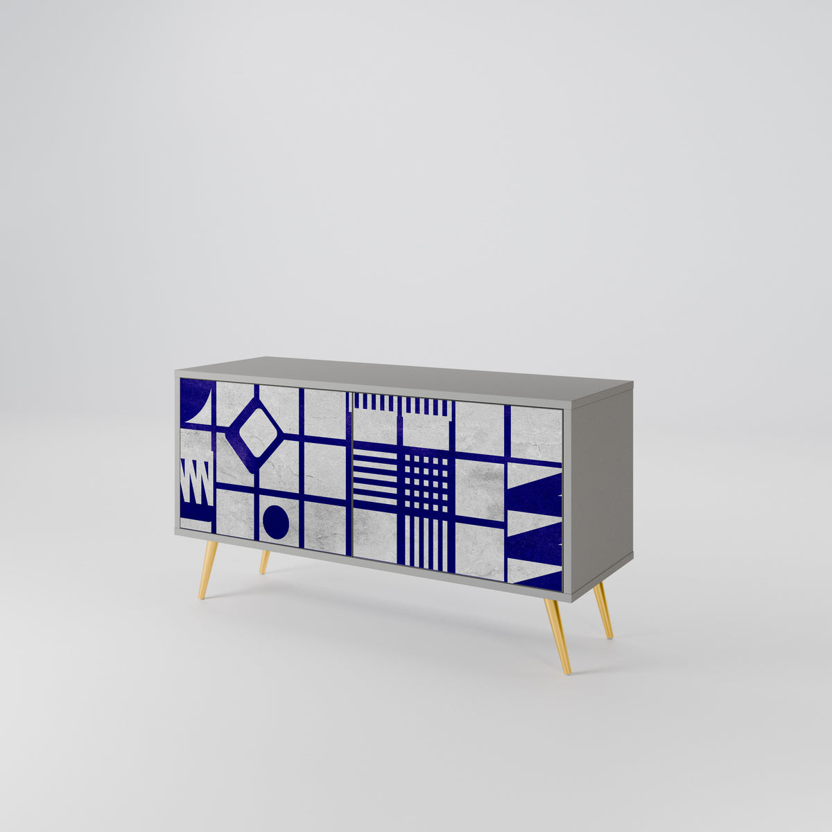 THE RIGHT PLACES Compact 2-Door TV Cabinet