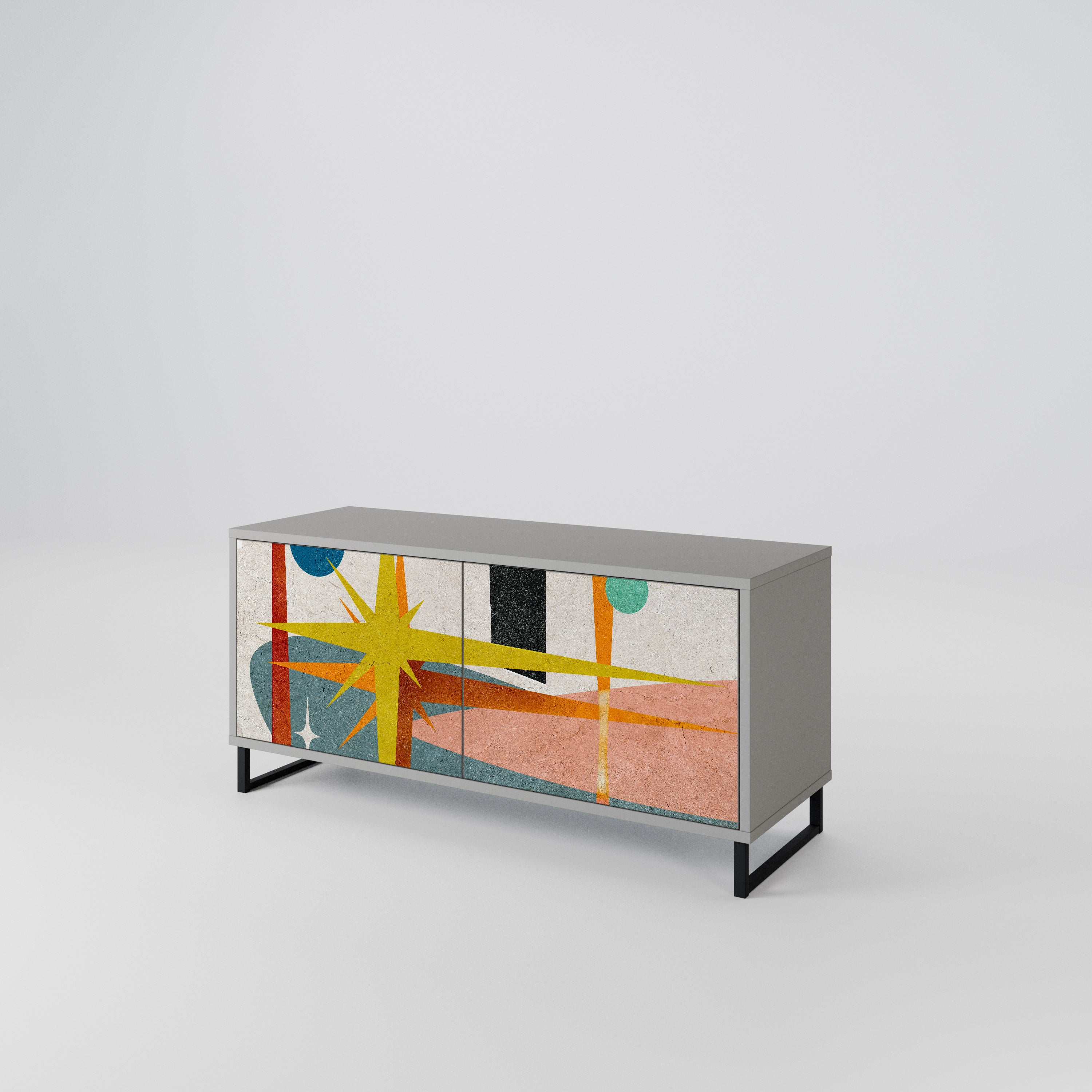 INTERSTELLAR VIBES Compact 2-Door TV Cabinet