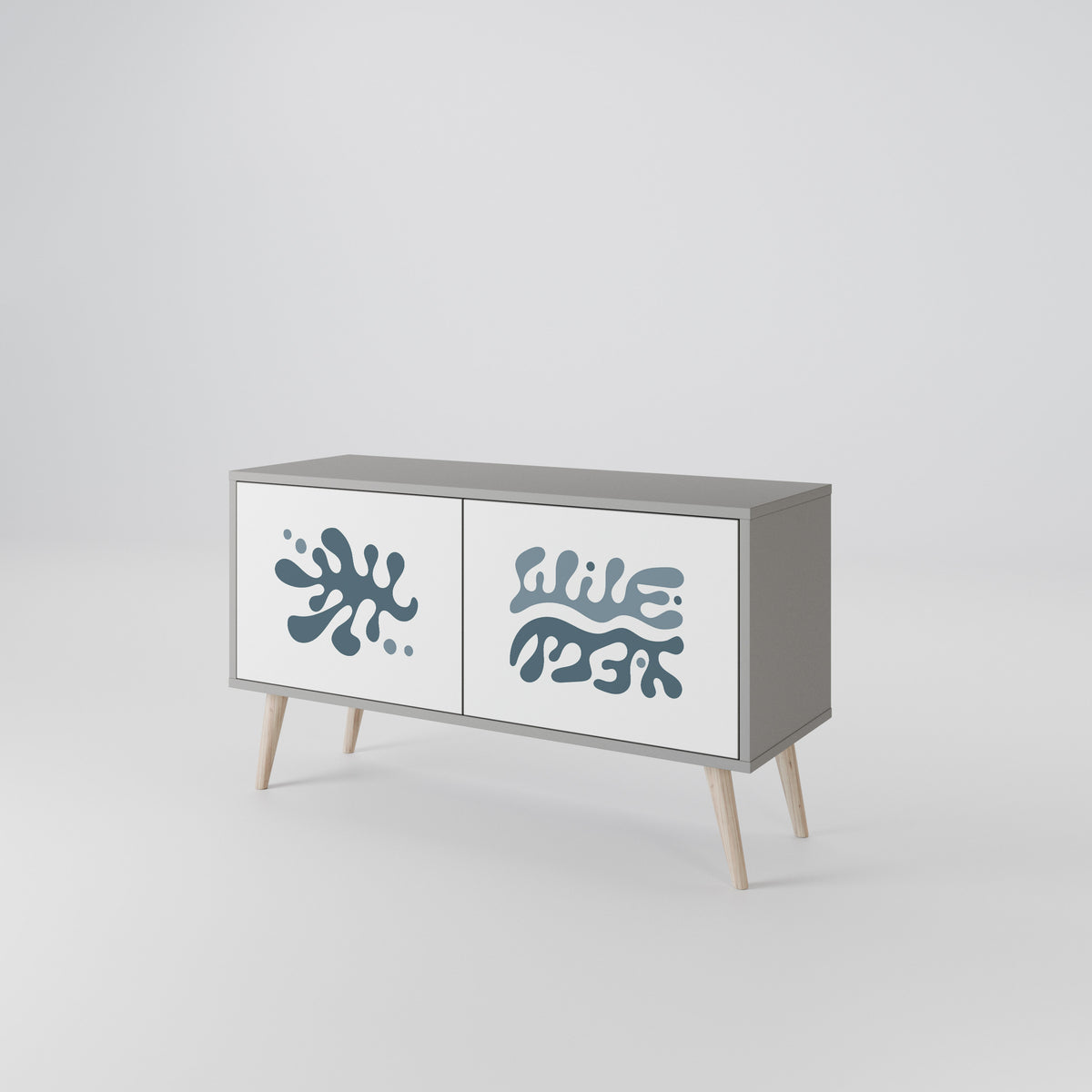 WONDERLAND VEGETATION Compact 2-Door TV Cabinet